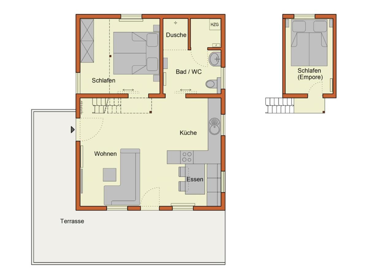 Ferienhaus Hannes Glowe Exterior foto